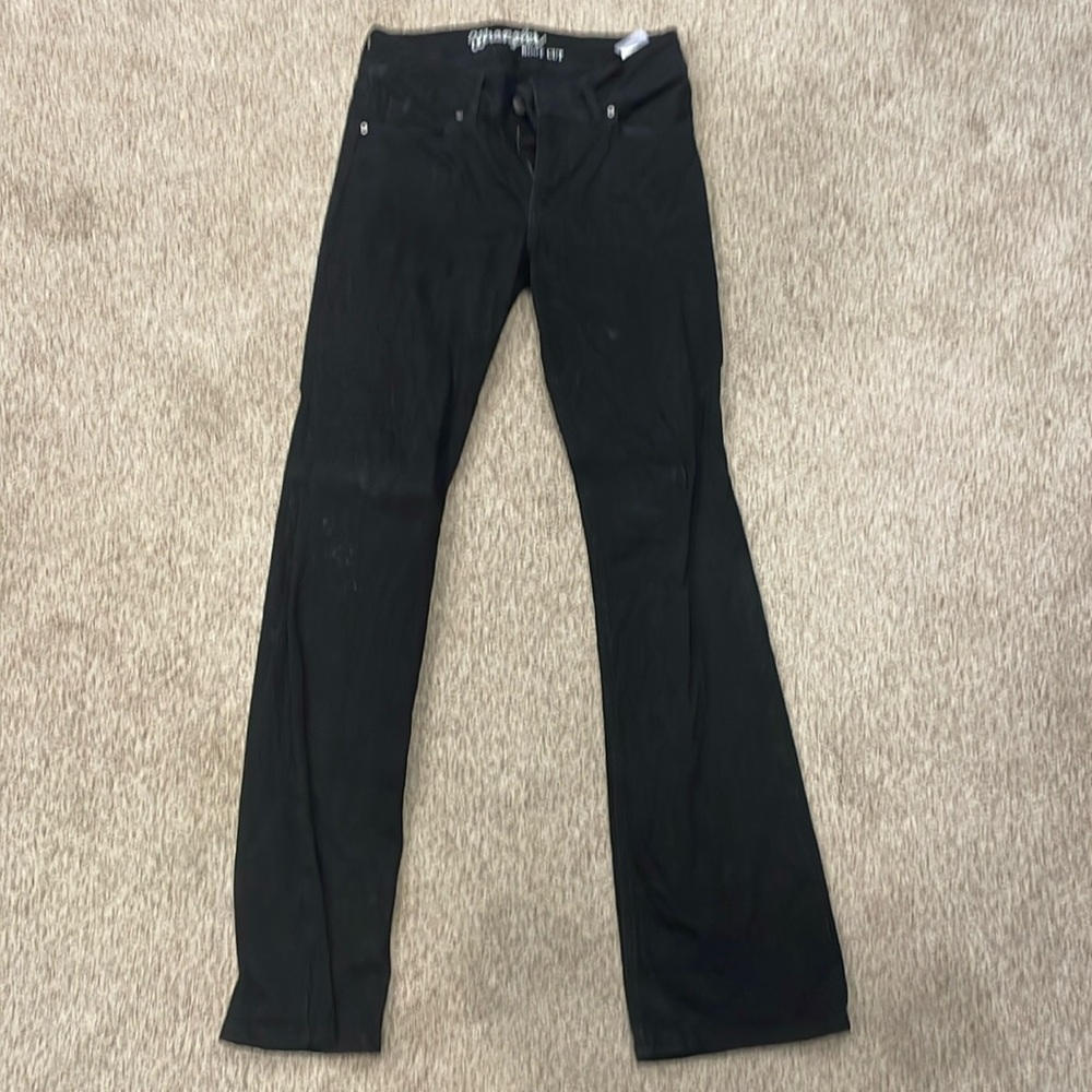 Black Wrangler book cut jeans, size 27